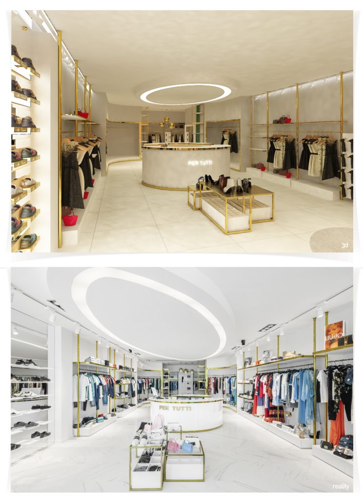 Portfólio | Projetos Contract | Loja Pertutti | Paços de Ferreira