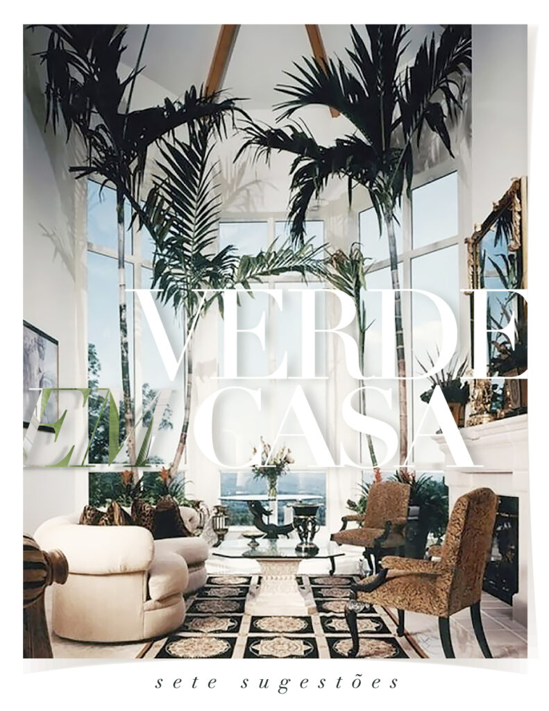 Verde em casa! 7 Sugestões