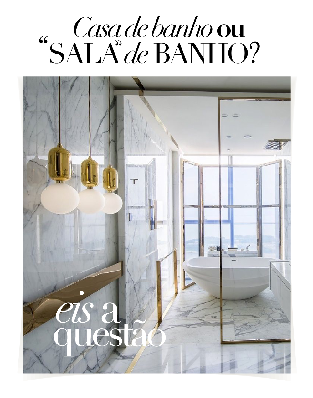 Brave New World! Bathroom or 'Bath Room'?