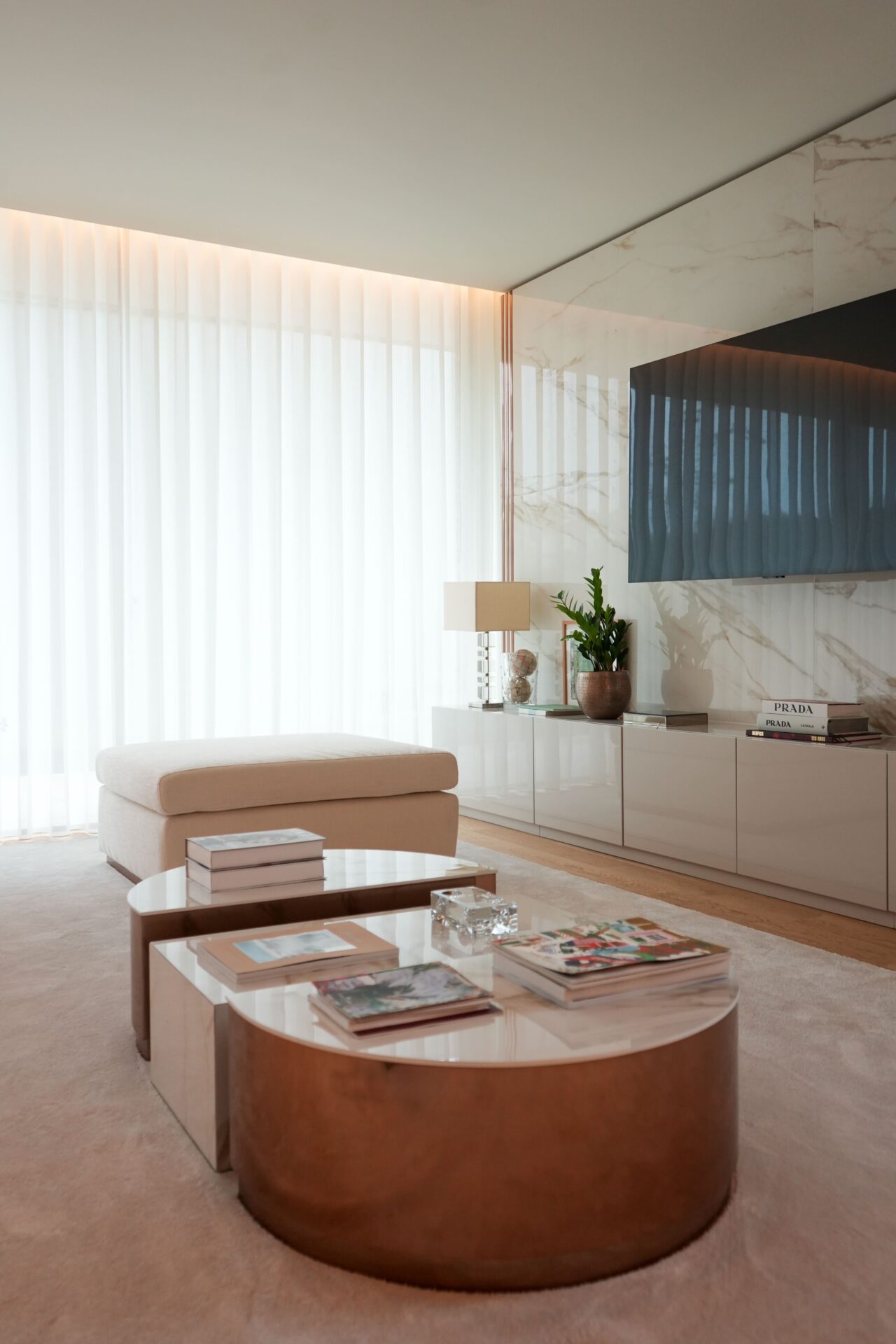 Sala de Estar - Resultado Final do Projeto de Decoração 3D (depois)