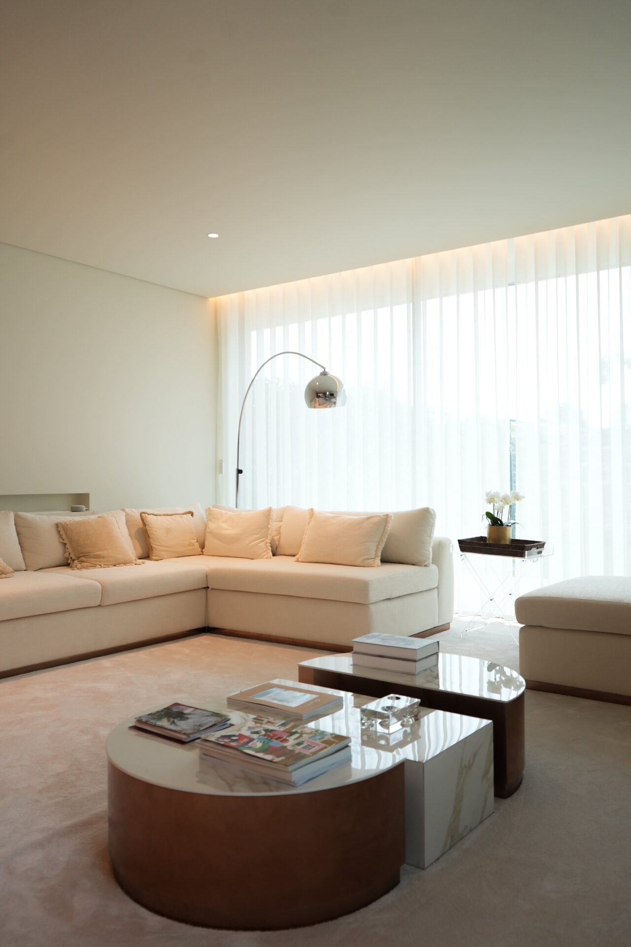 Sala de Estar - Resultado Final do Projeto de Decoração 3D (depois)