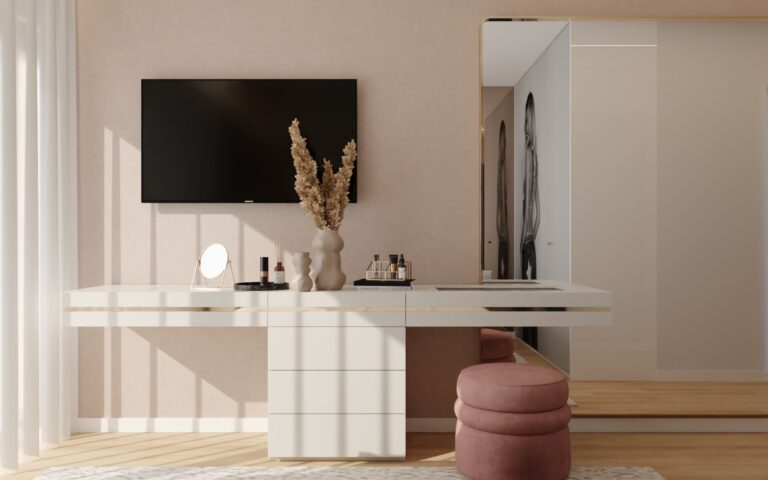 Quarto de Menina - Projeto de Decoração 3D (antes)