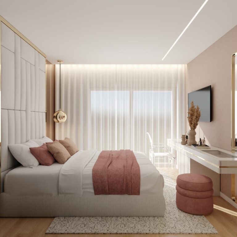 Quarto de Menina - Projeto de Decoração 3D (antes)