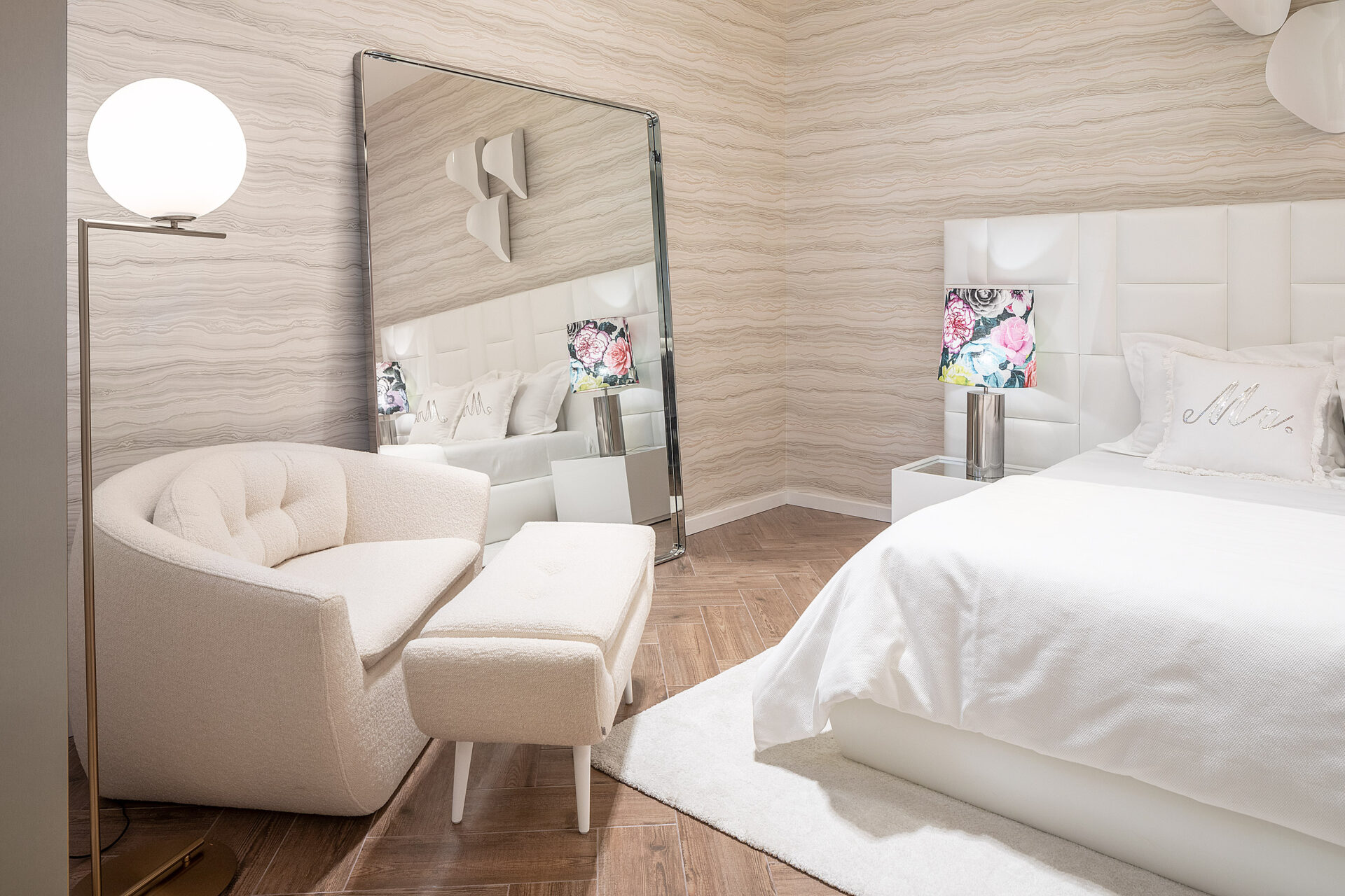 Tresor Armchair Footstool | Interdesign