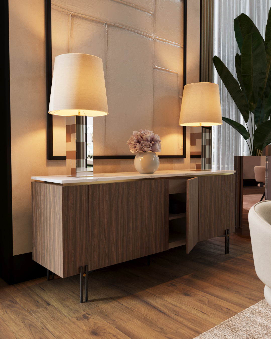 Tribeca Table Lamp | Interdesign