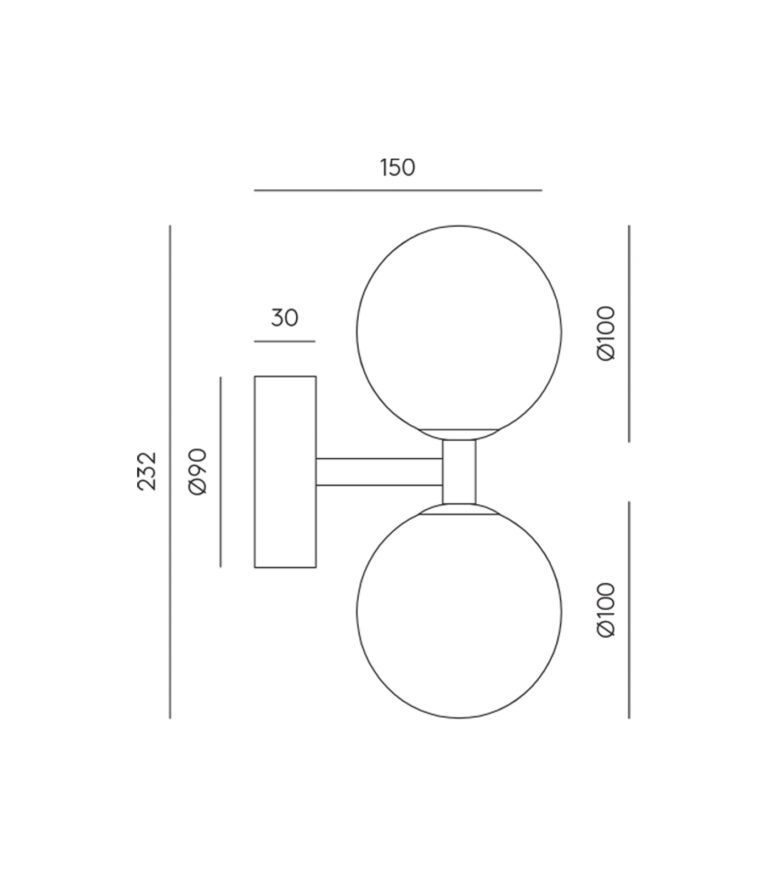 DALT Wall Lamp | Interdesign