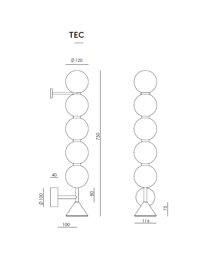 SOKO L Wall Lamp | Interdesign