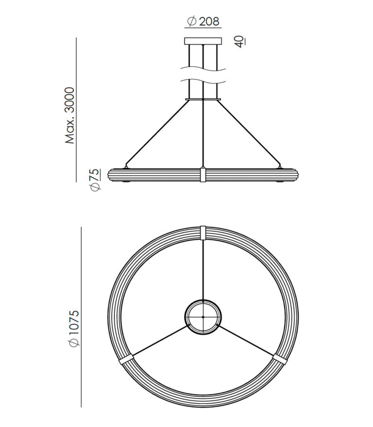 ELLI L Ceiling Lamp | Interdesign