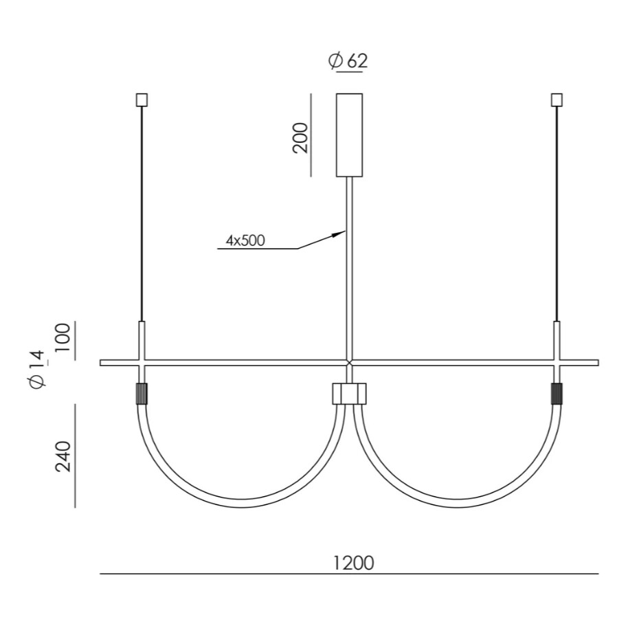 CRAM 2 Ceiling Lamp | Interdesign