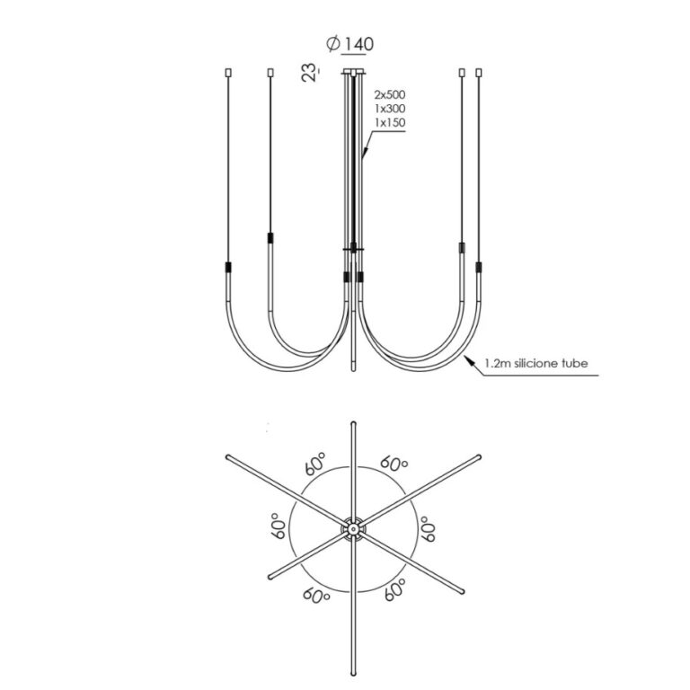 CRAM 6 Ceiling Lamp | Interdesign