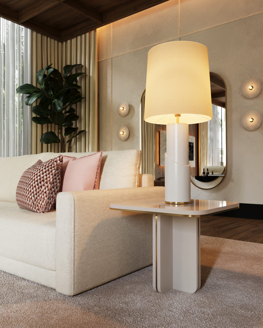 Candeeiro de mesa Tribeca 3 | Interdesign