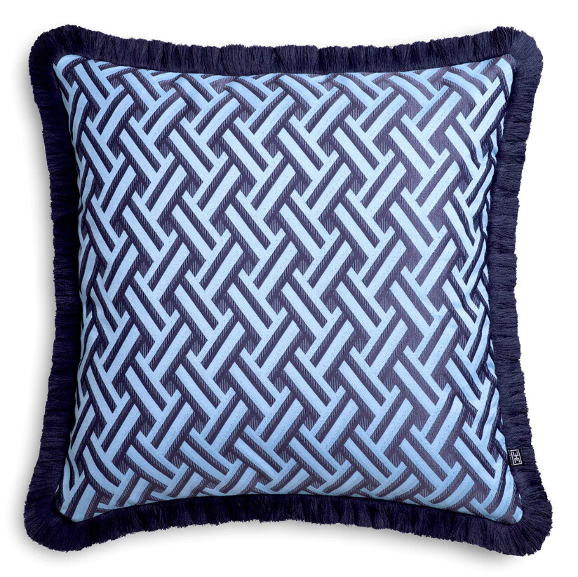 DORIS L Blue Pillow | Interdesign