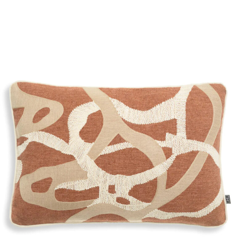 SAPHIRA Rectangular Terracota Pillow | Interdesign
