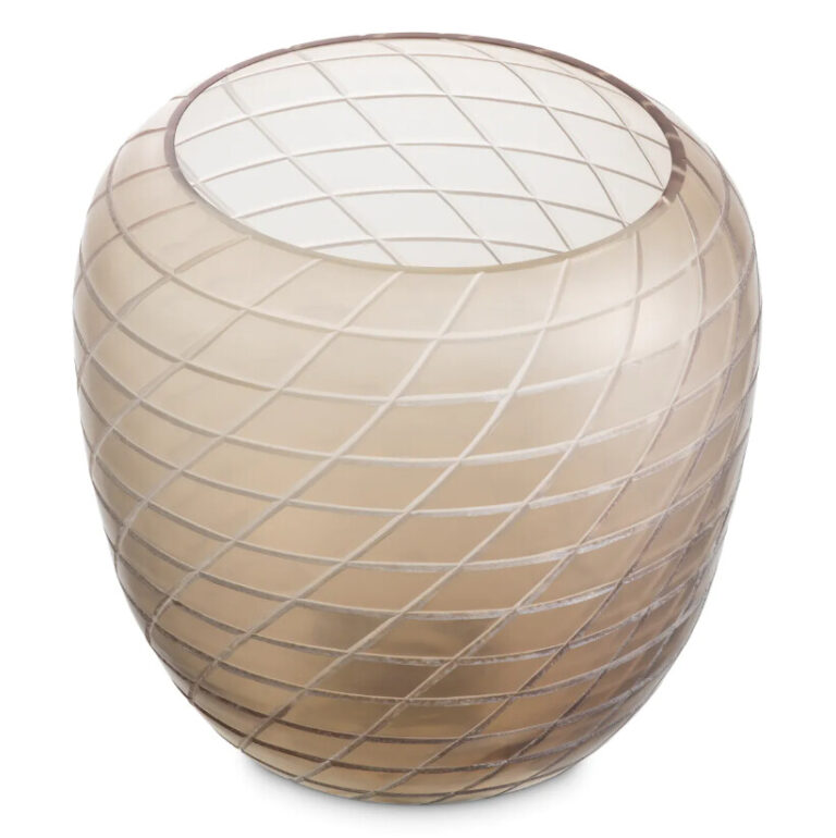 TARANO S Brown Vase | Interdesign
