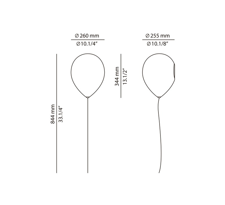 BALLON Wall Lamp | Interdesign