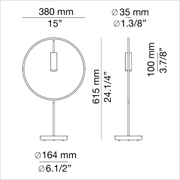 REVOLTA Table Lamp | Interdesign