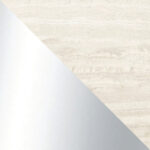 Vidro + Mármore Travertino