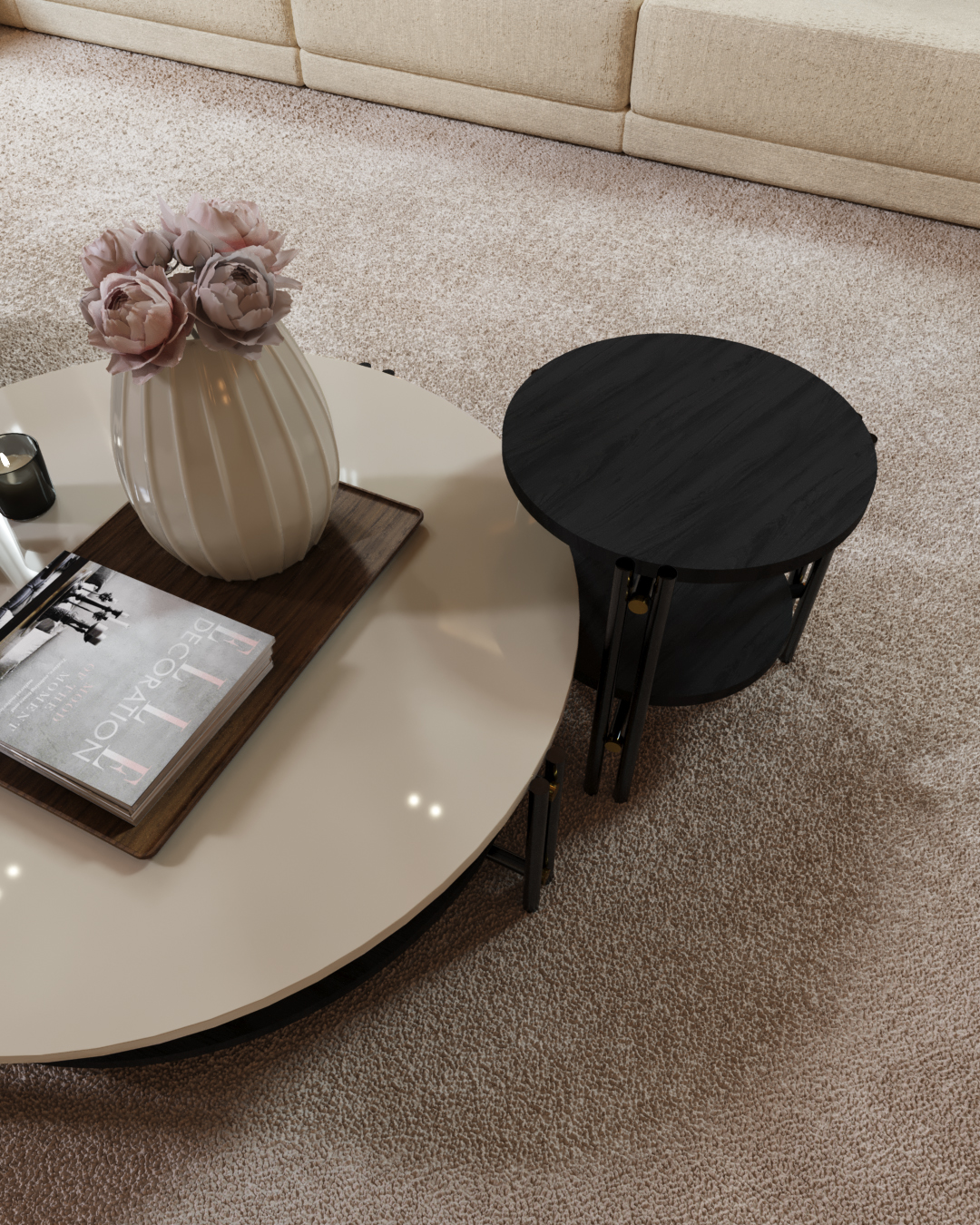 Mesa de Centro Pequena Tribeca | Interdesign