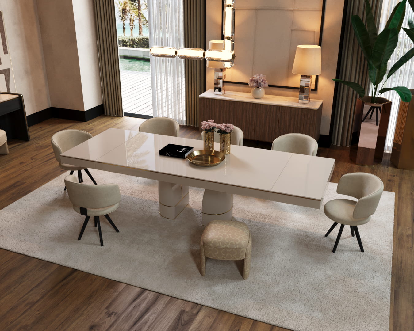 Tribeca Rectangular Dining Table | Interdesign