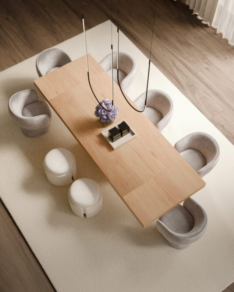 Mesa de jantar retangular Natture 1 | Interdesign