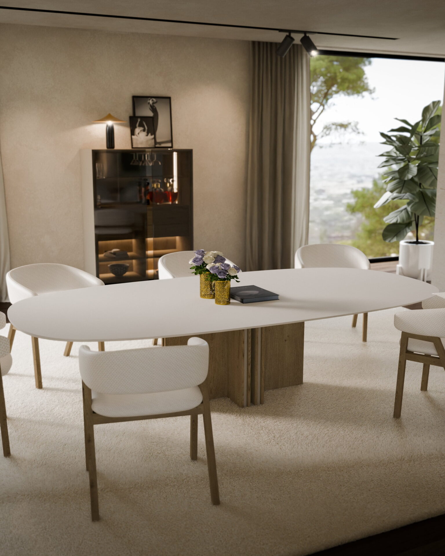 Natture Oval Dining Table 2 | Interdesign