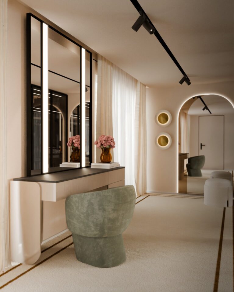 Conjunto de Toucador + Espelho Natture | Interdesign