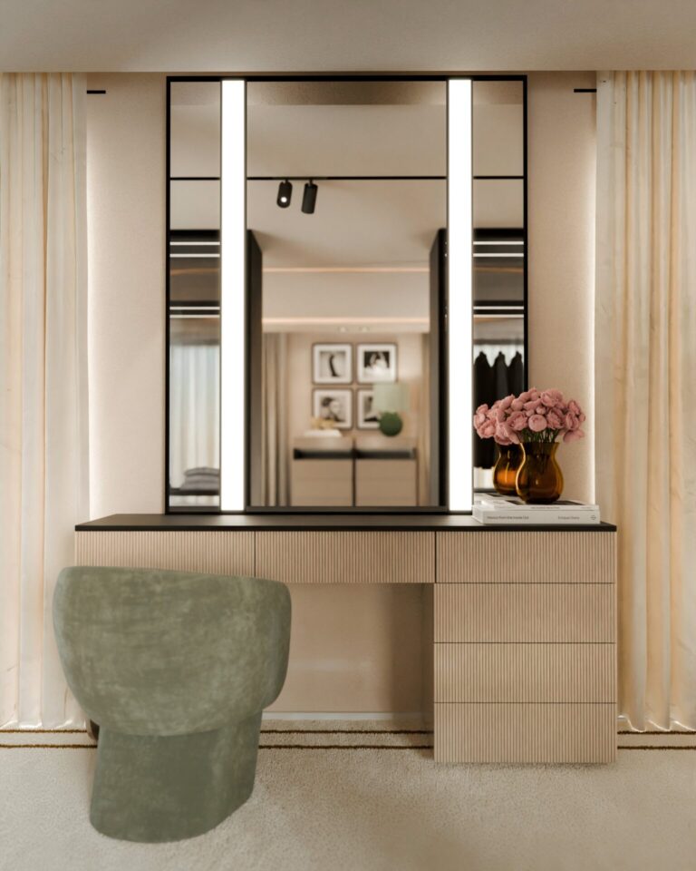 Conjunto de Toucador + Espelho Natture | Interdesign