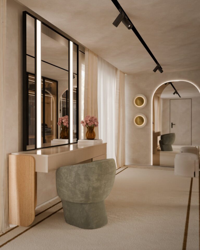 Conjunto de Toucador + Espelho Natture | Interdesign