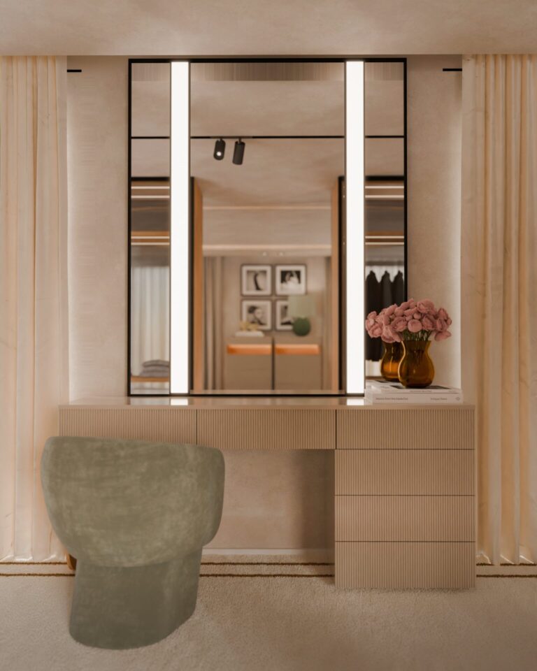 Conjunto de Toucador + Espelho Natture | Interdesign