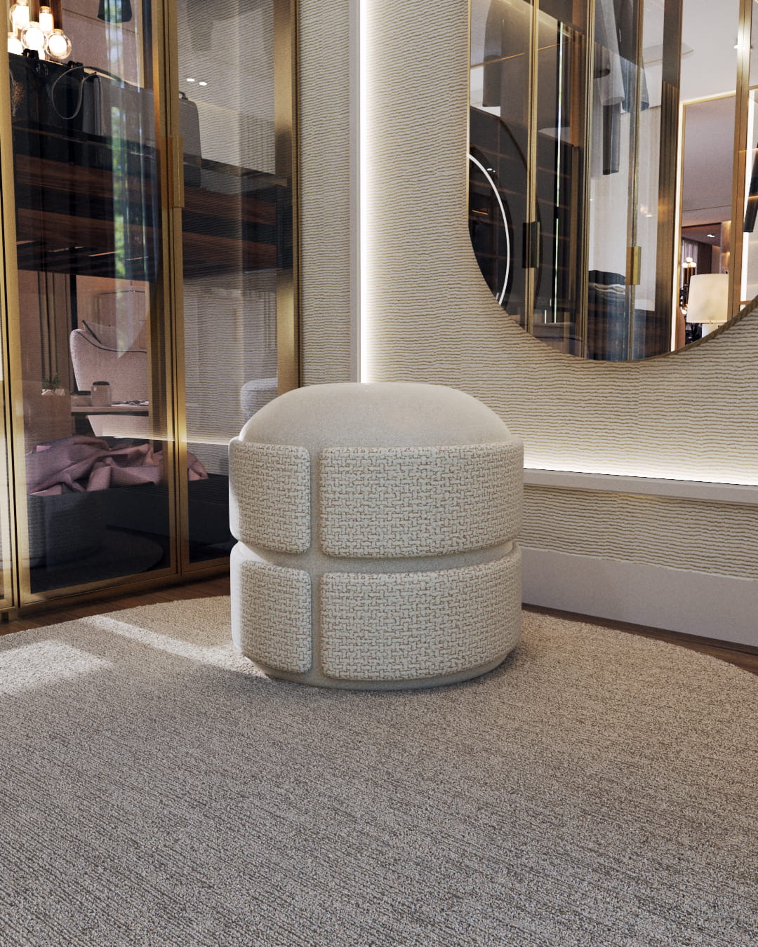 Tribeca Pouf | Interdesign