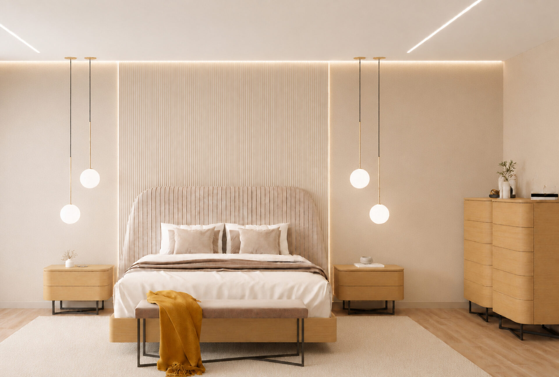 Upholstered Bed SAM | Interdesign